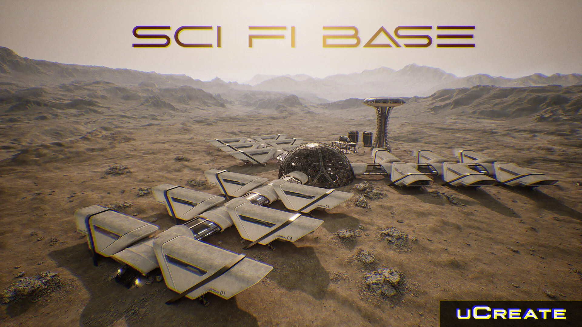 UCreate - Sci fi Base Outpost