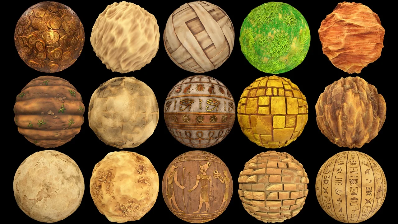 Stylized Egypt Textures - RPG Environment