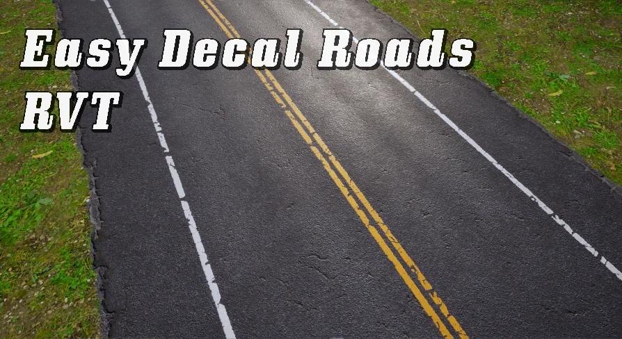 Easy Decal Roads RVT