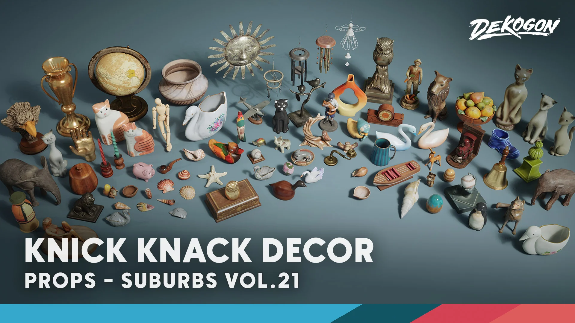 Suburbs VOL.21 - Knick Knack Decor (Nanite and Low Poly)
