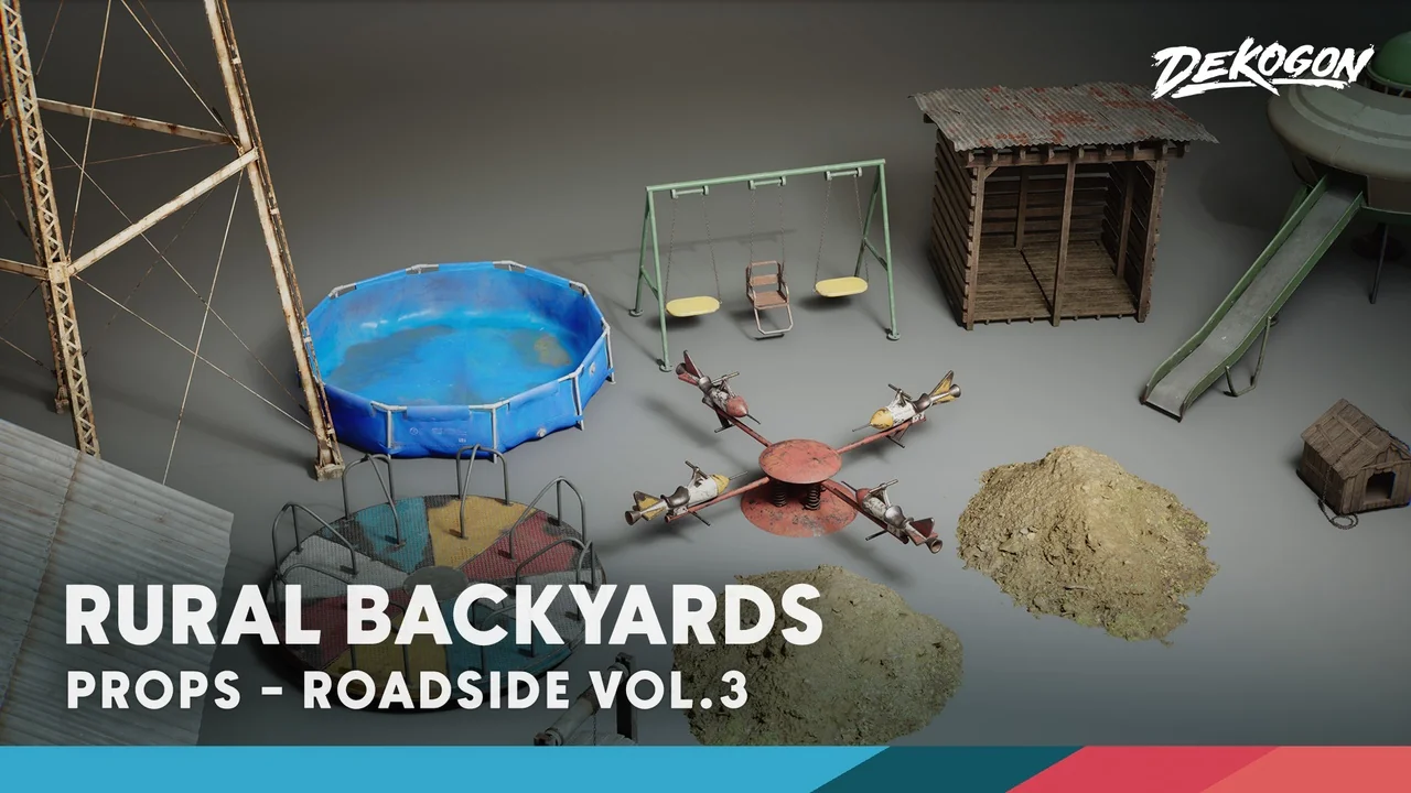 Roadside VOL.3 - Rural Props (Nanite and Low Poly Versions)