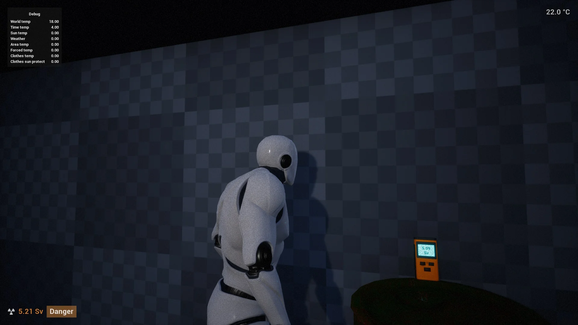 Temperature and Radiation System (Replicated - With day and night)