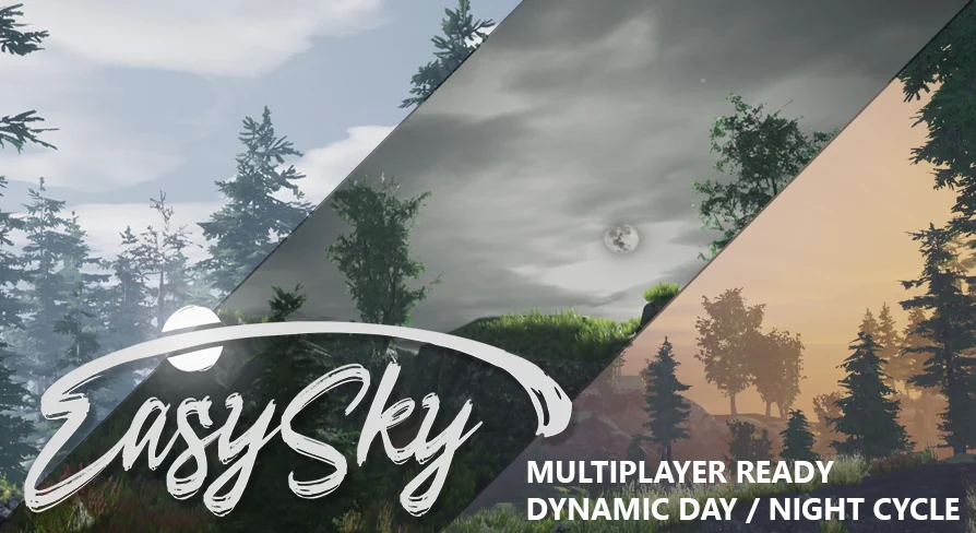 EasySky Multiplayer Ready Dynamic Day / Night Cycle