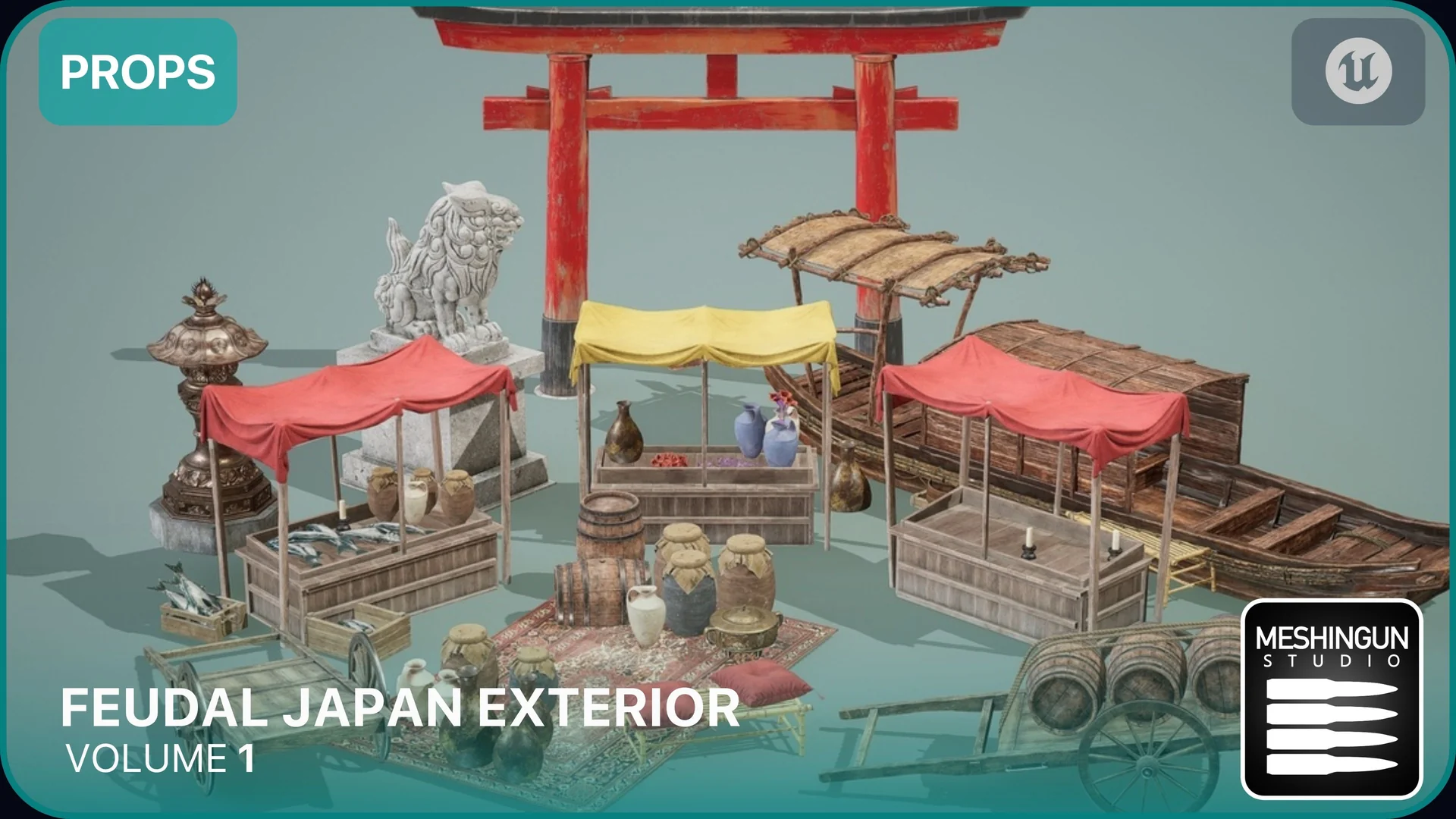 Feudal Japan Exterior Props Vol1