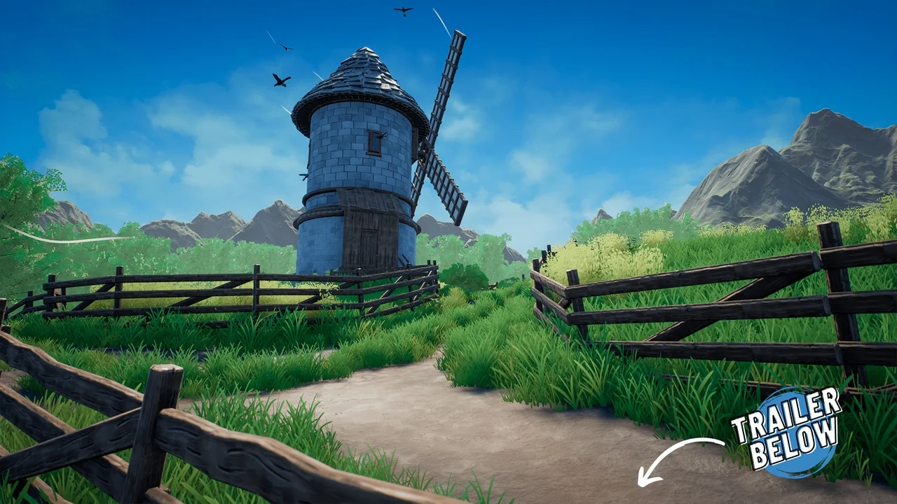 Modular Medieval Village (Medieval Village, Stylized Village, Fantasy Village)