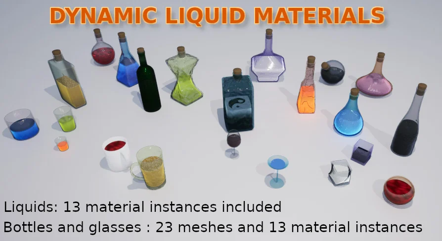 LIQUID MATERIALS : VFX Pack