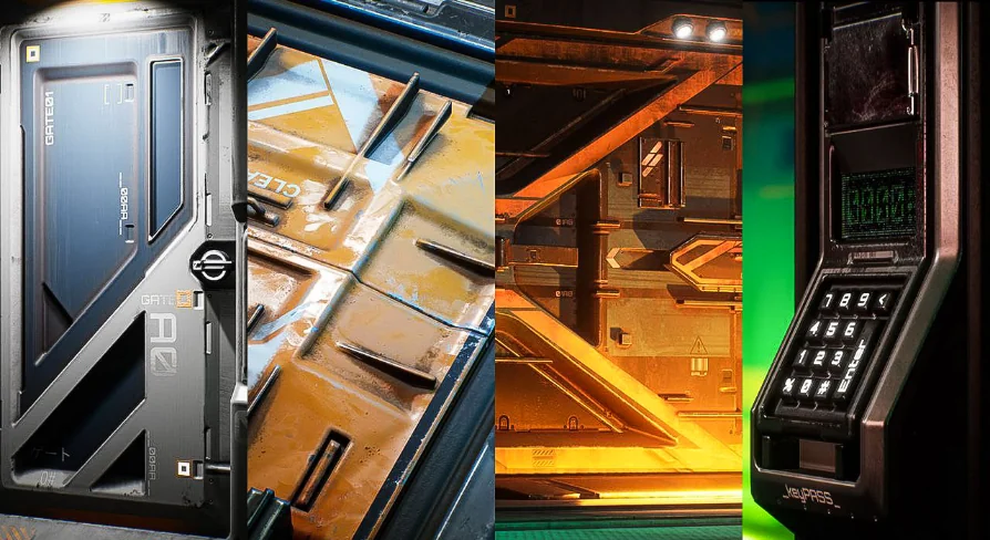 Sci-Fi Door Set