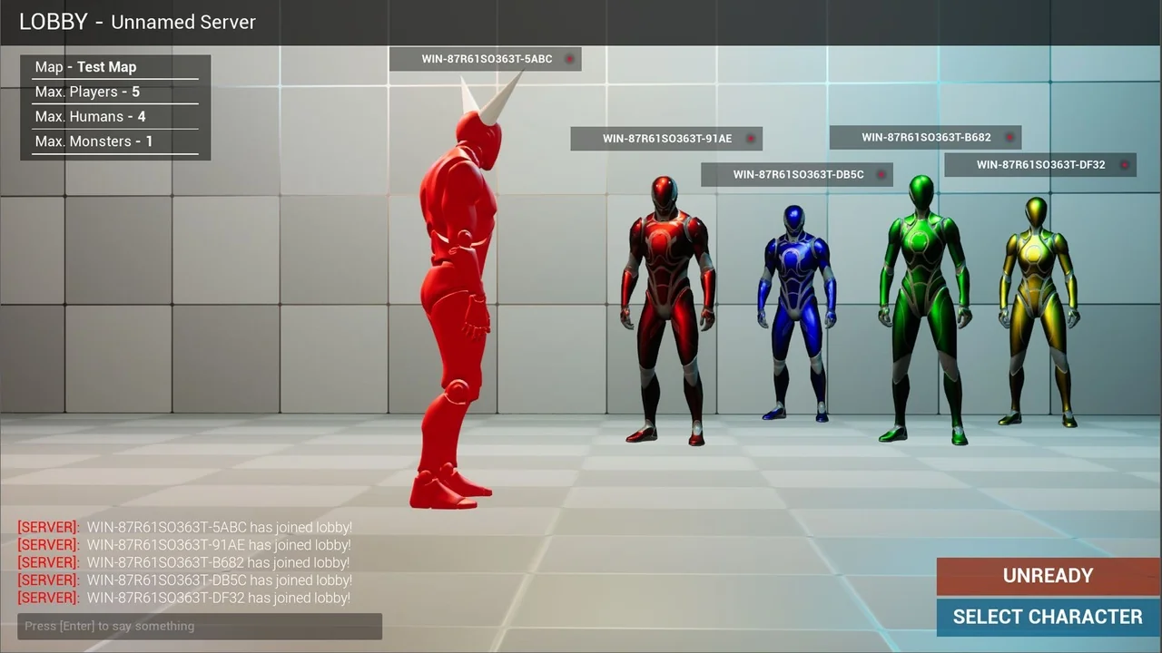 Asymmetric Multiplayer Horror