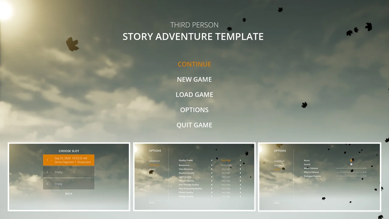 Third Person Story Adventure Template