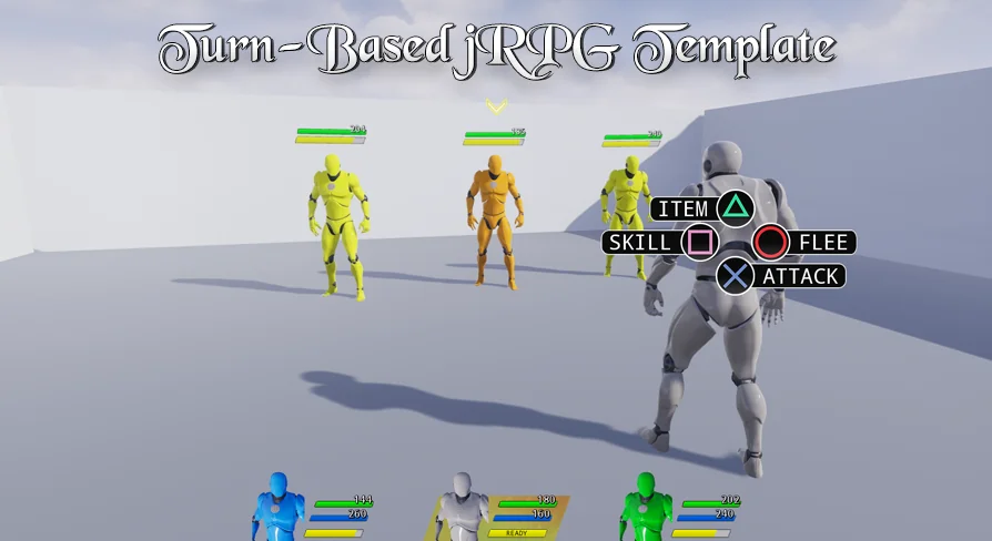 Turn-Based jRPG Template