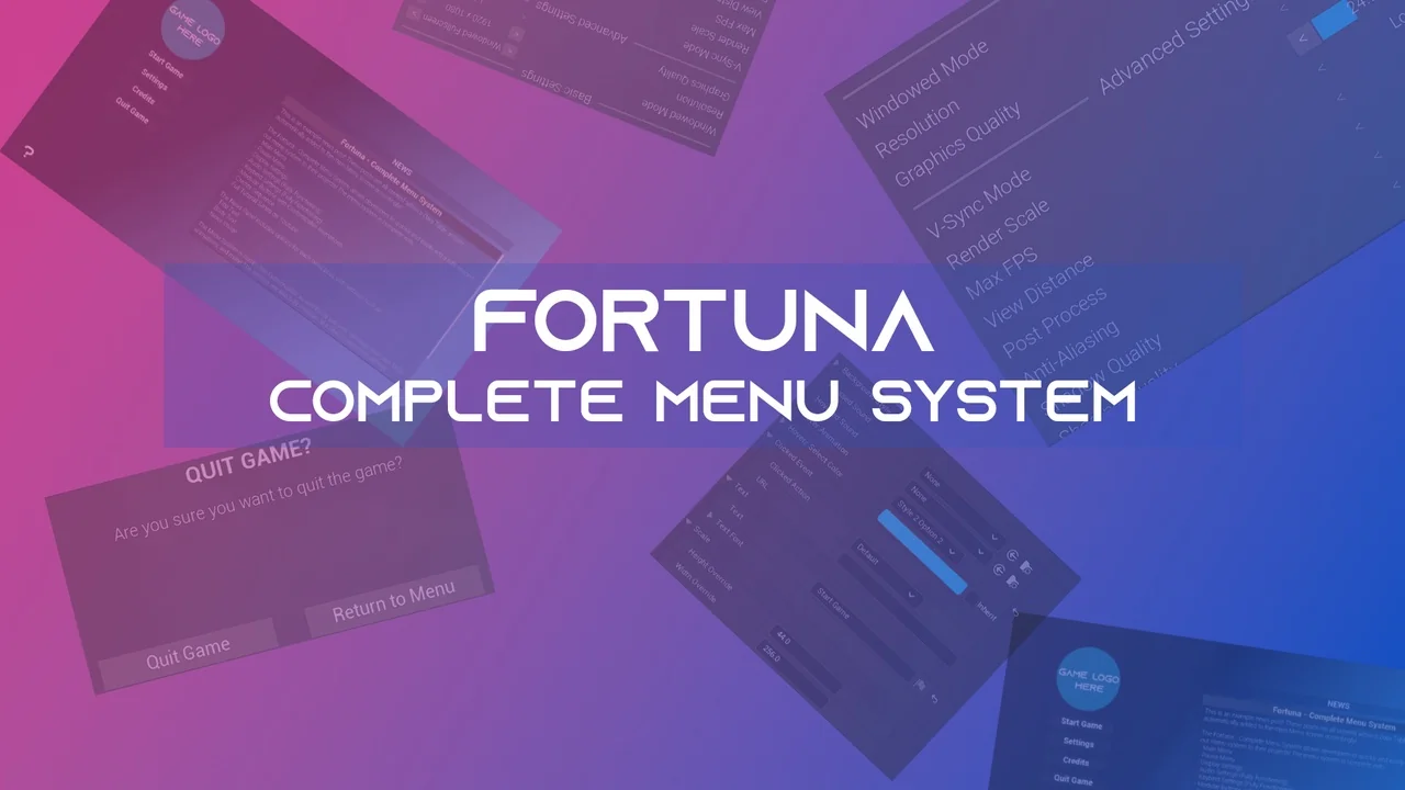 Fortuna Ultimate Menu System