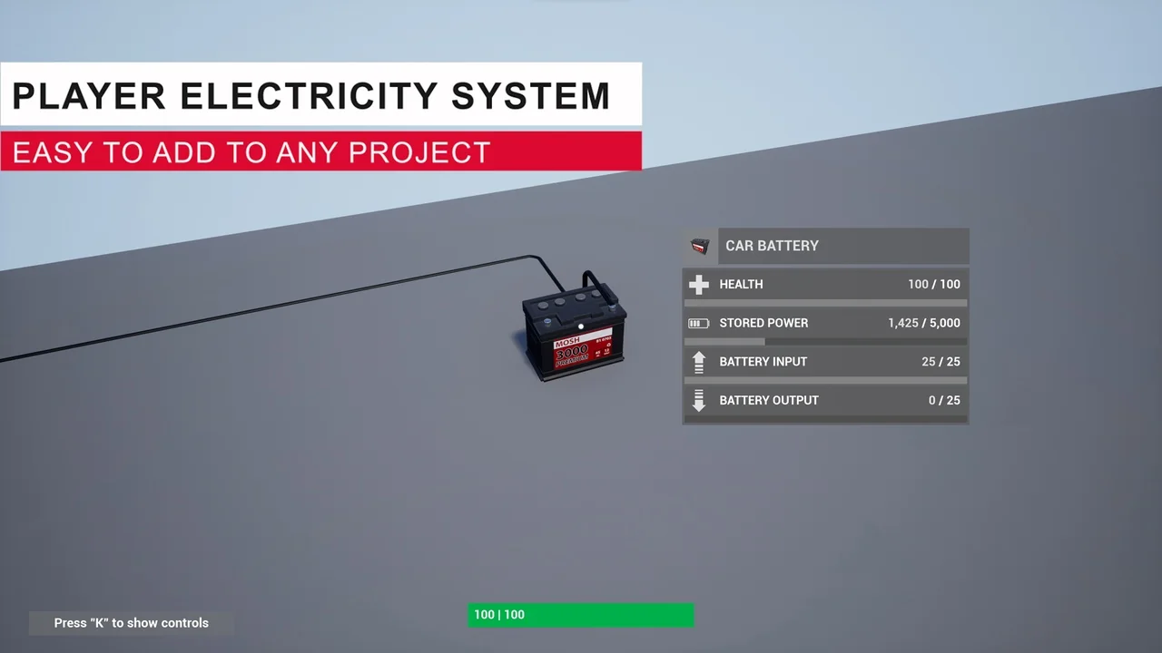 Player Electricity System
