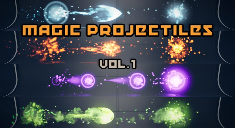 Magic Projectiles Vol. 1 - Niagara