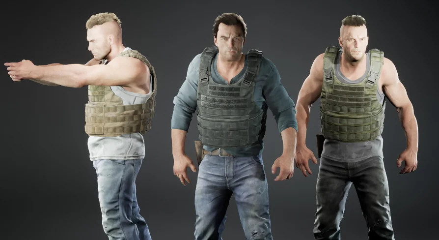 Male Realistic Character Pack 01
