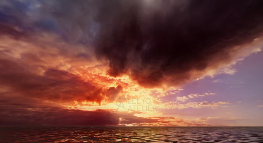Skies 3 - Matte painting