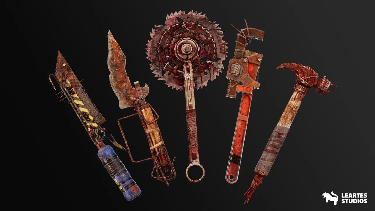Post Apocalyptic Melee Weapons VOL.1 ( Post Apocalyptic Apo Survival Weapon )