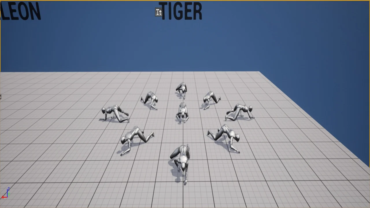 Silent Walking Animations