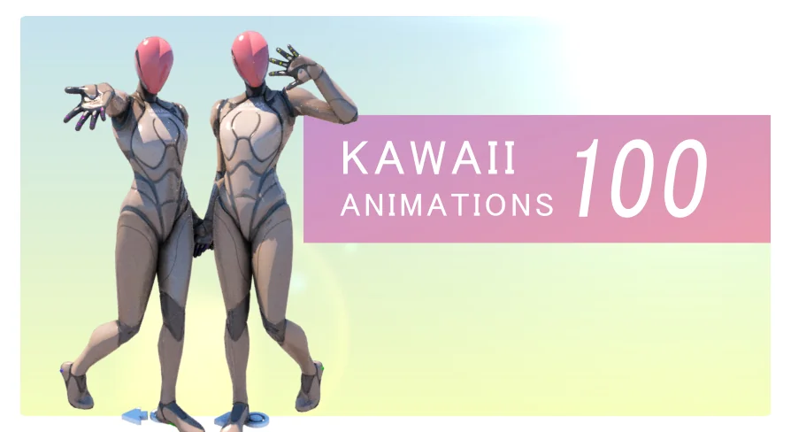 KAWAII ANIMATIONS 100