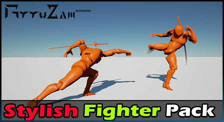 Powerful Fighter Pack(Can be used with my Sword Pack)