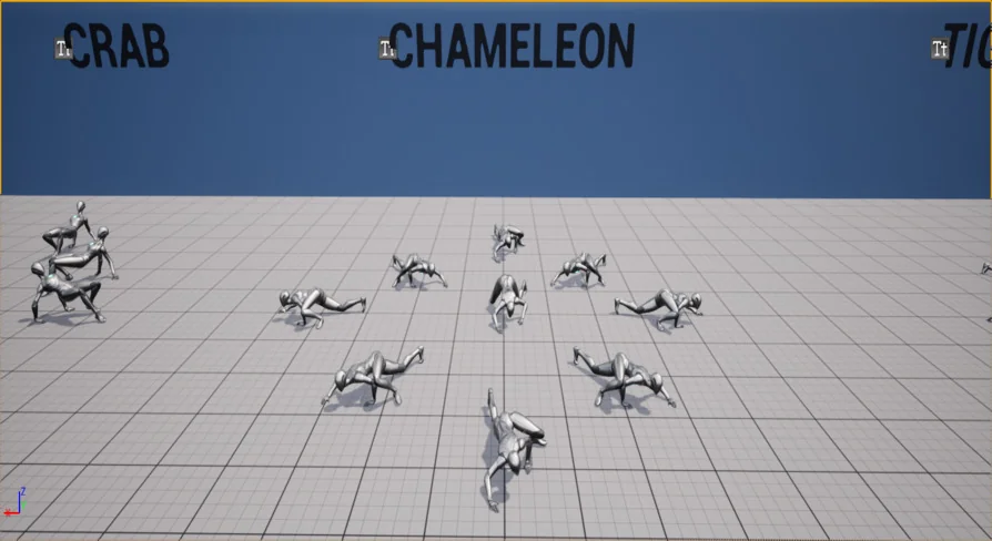 Silent Walking Animations