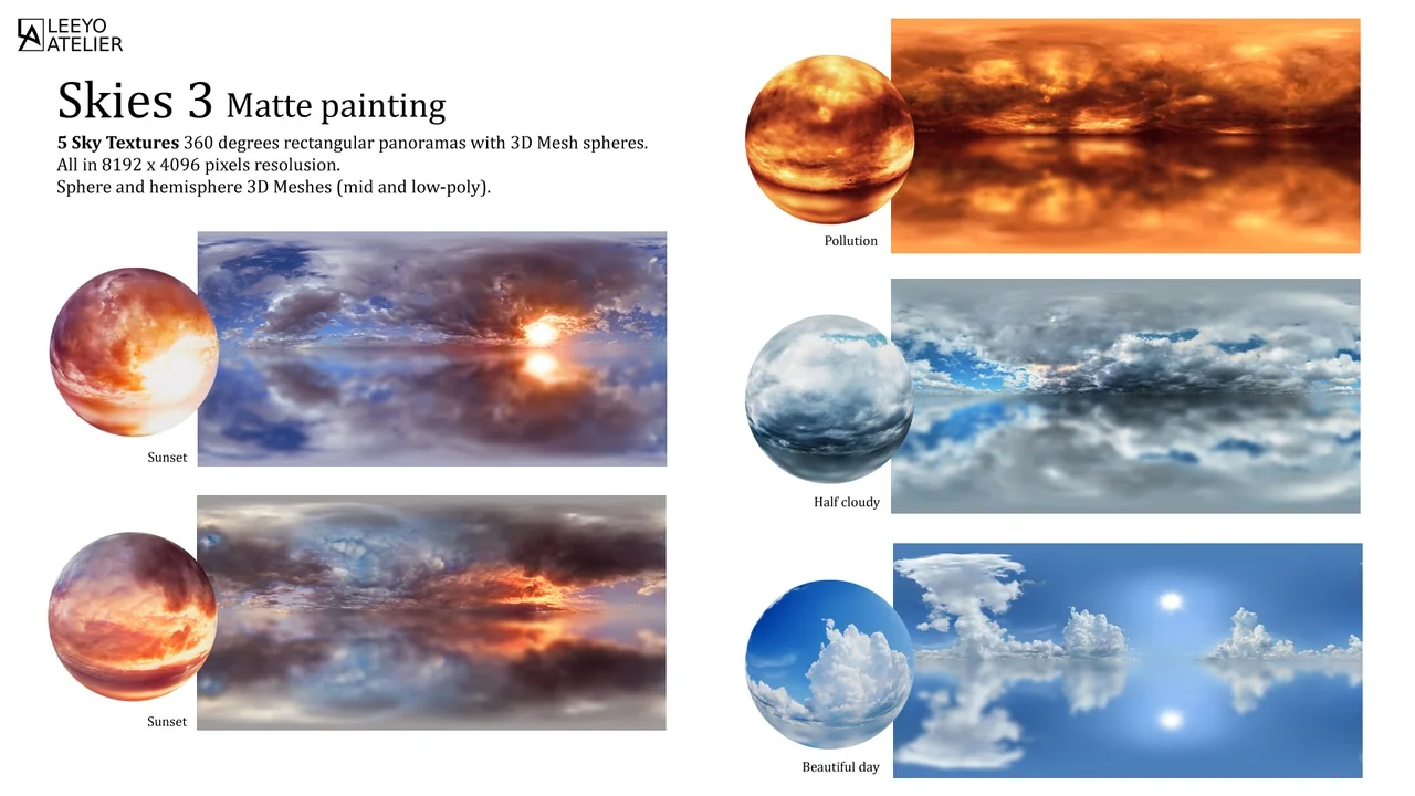 Skies 3 - Matte painting