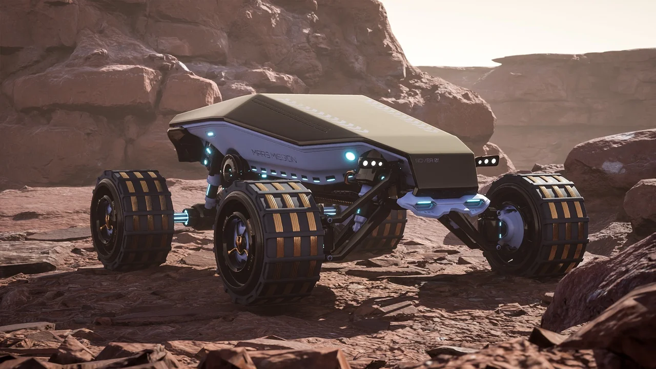 Driveable Mars Rover
