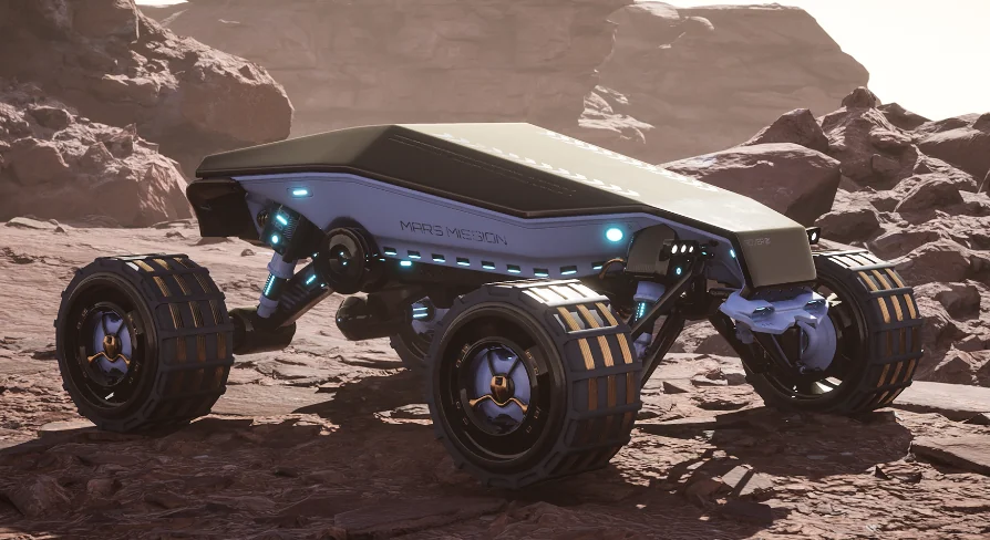 Driveable Mars Rover