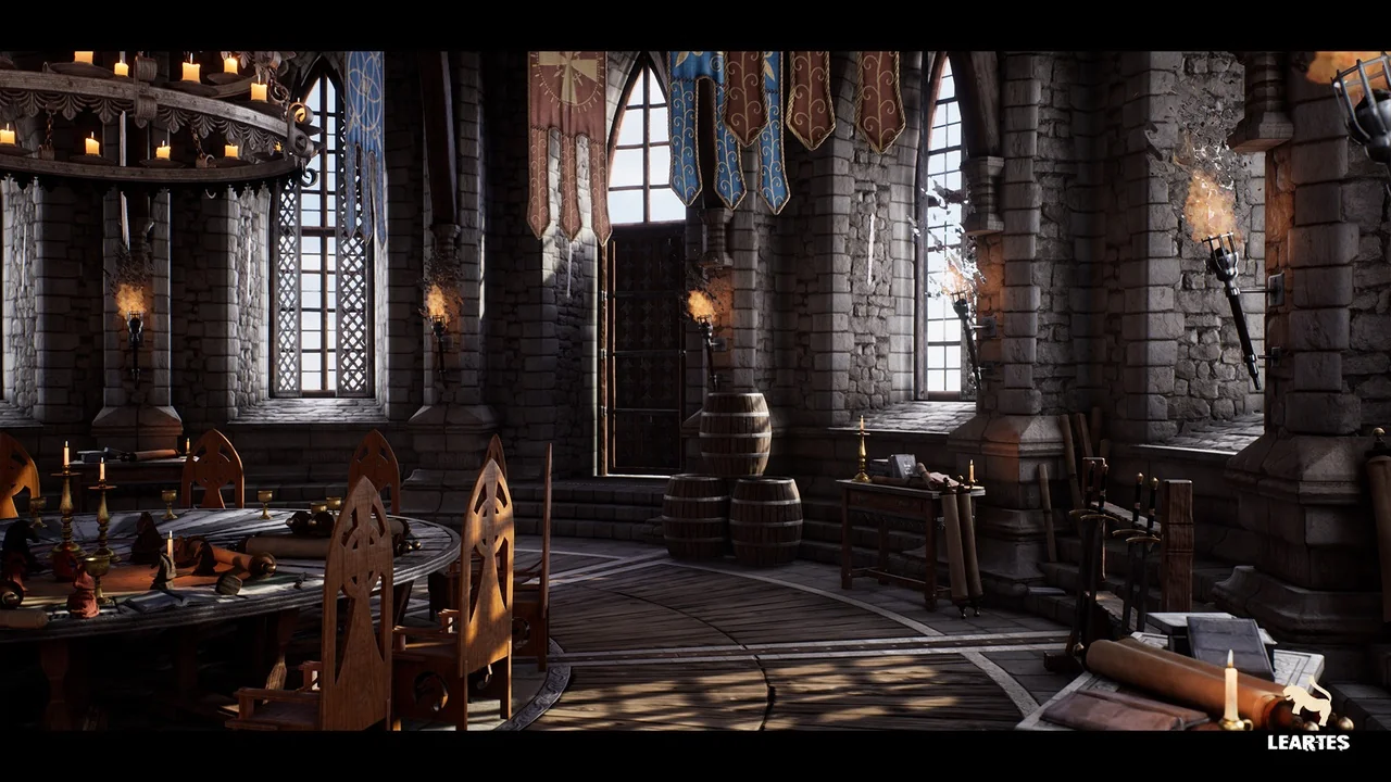 Medieval Castle Interior ( Medieval Castle Interior Medieval Throne Realistic )