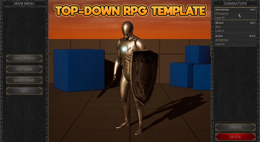Top Down RPG Template