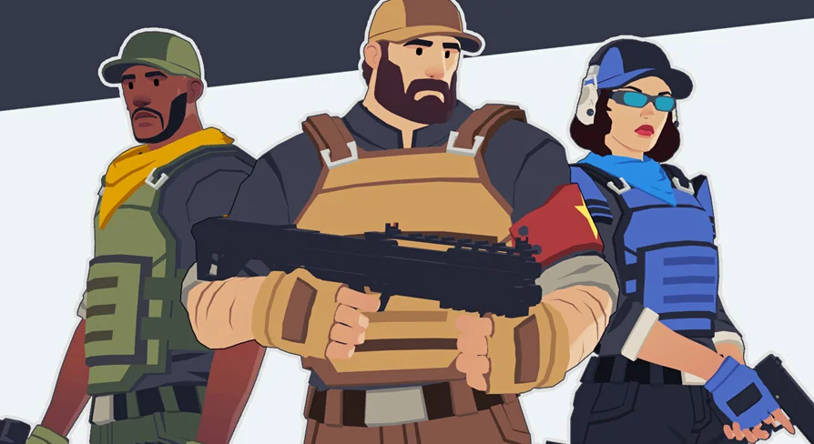 Unlit Stylized Military Characters