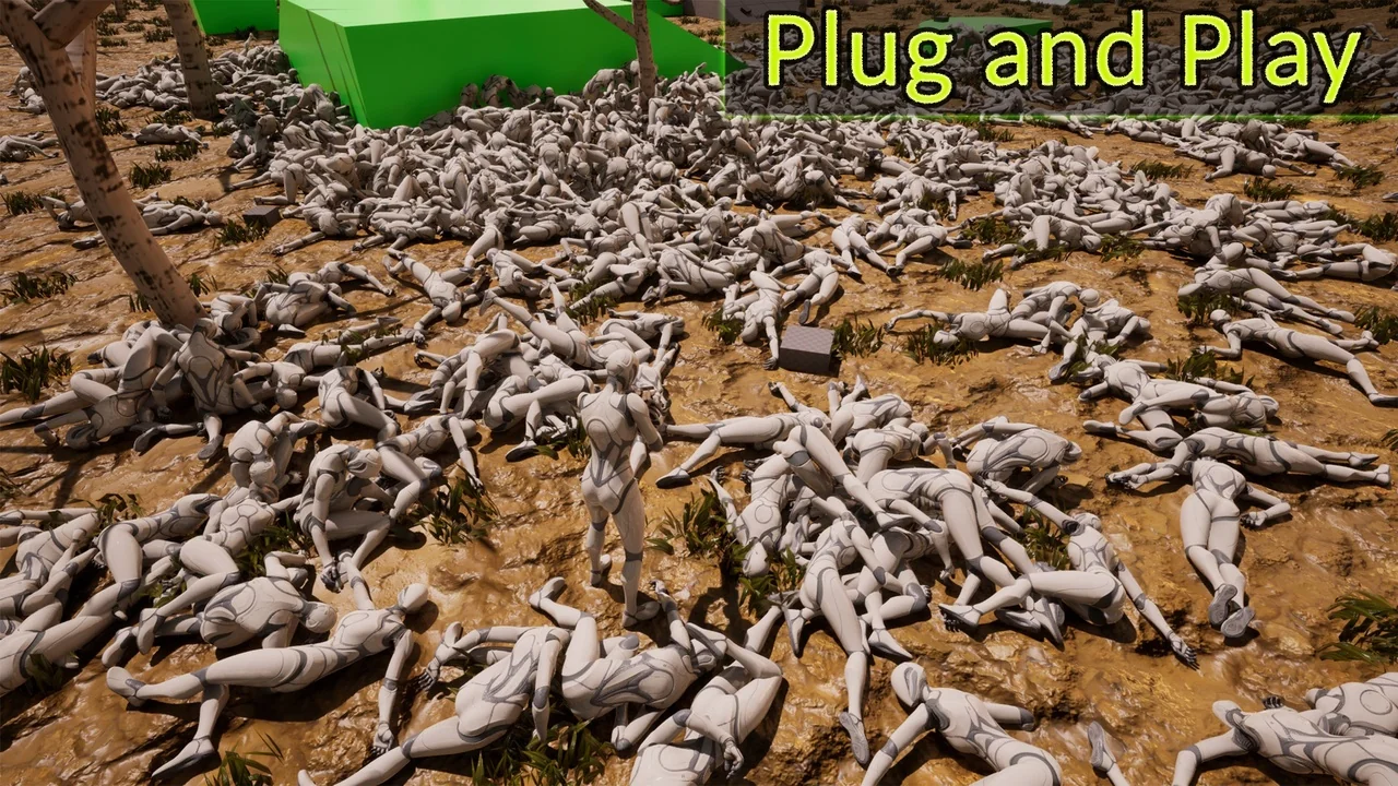 Chaos Battleground - Ragdoll Corpse Freezing & Culling