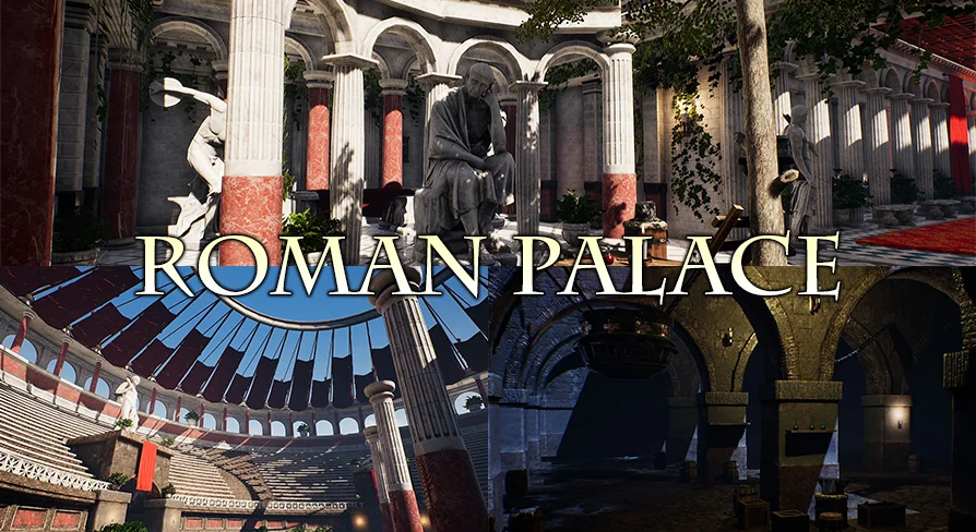Roman Palace, Arena & Dungeon - Rome Fantasy Modular Kit