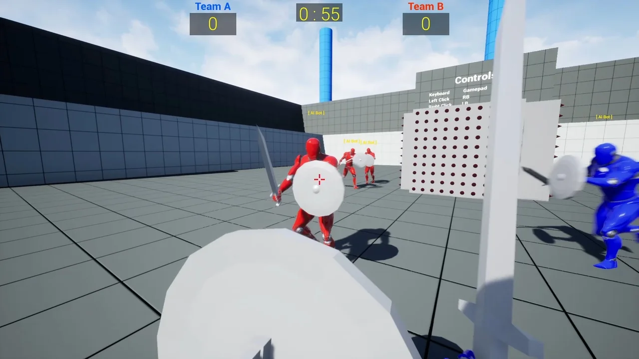 Basic Multiplayer Melee Combat System