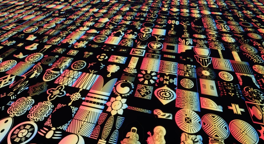 KCISA - Korean Traditional Pattern Decal