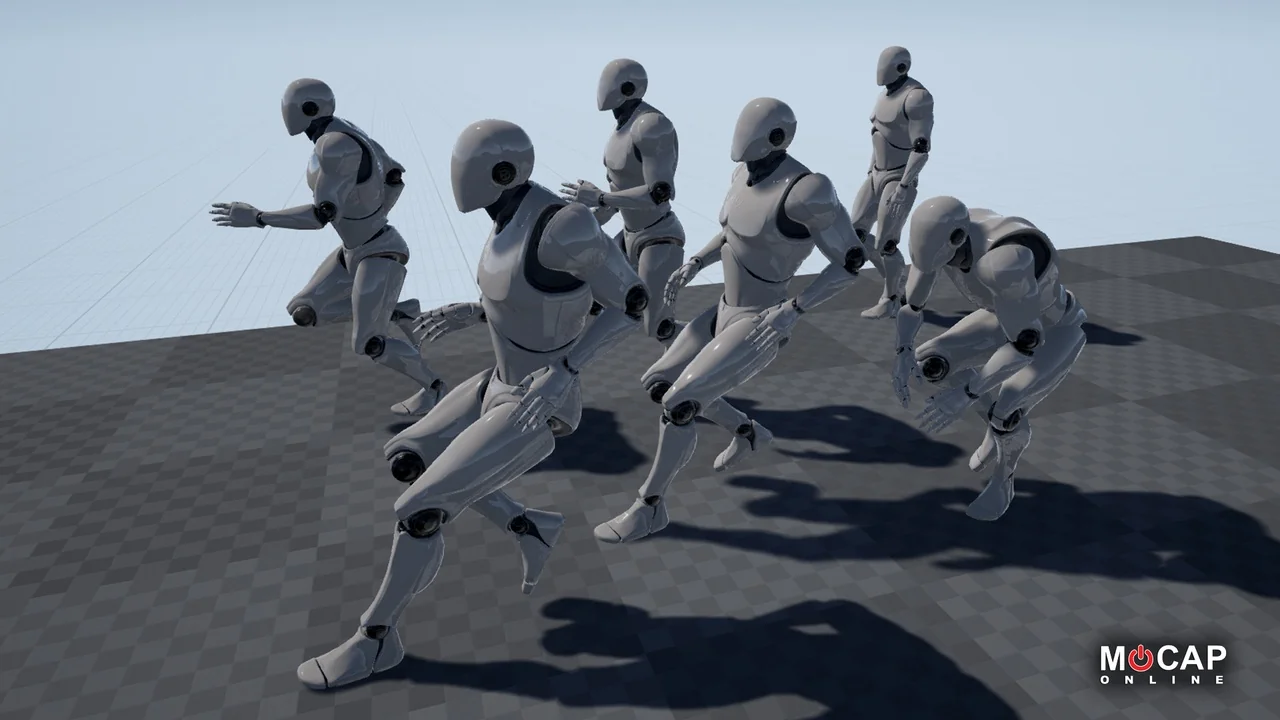 MoCap Online Free Animation Pack | UNREAL 3D Character Animations for FAB Market