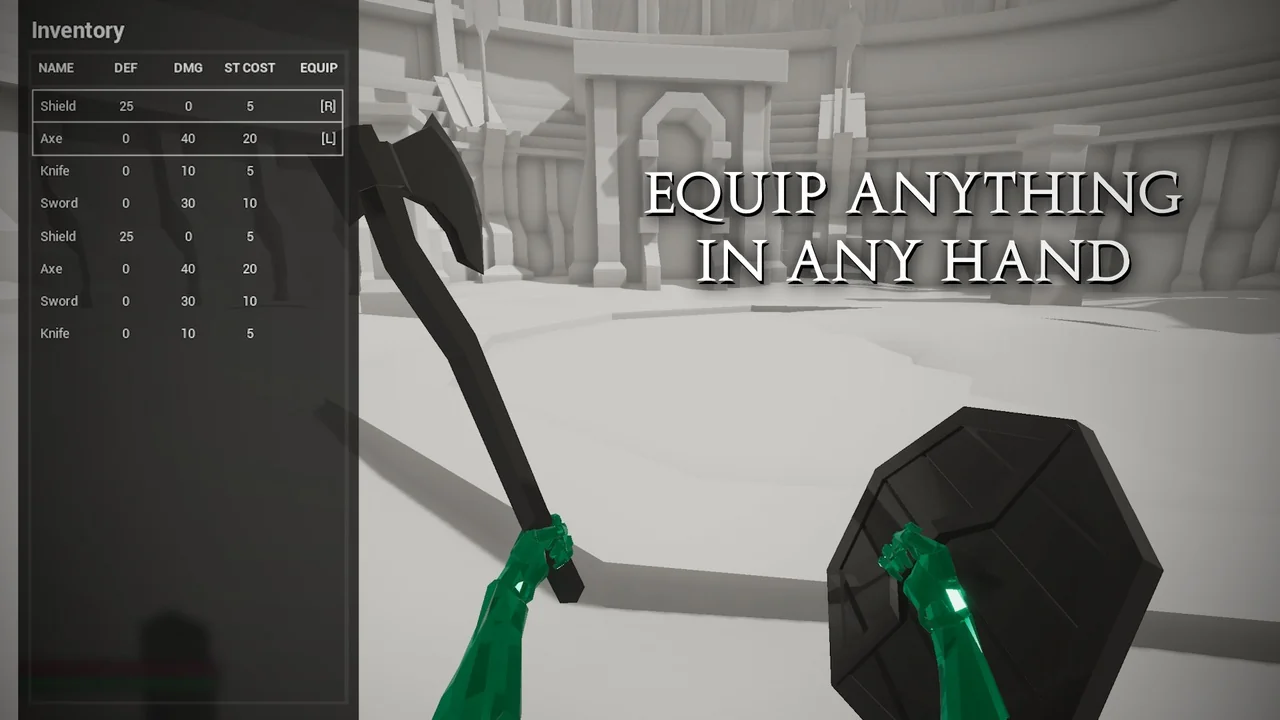 Melee+ (AI+FP/TP+Two Hands)