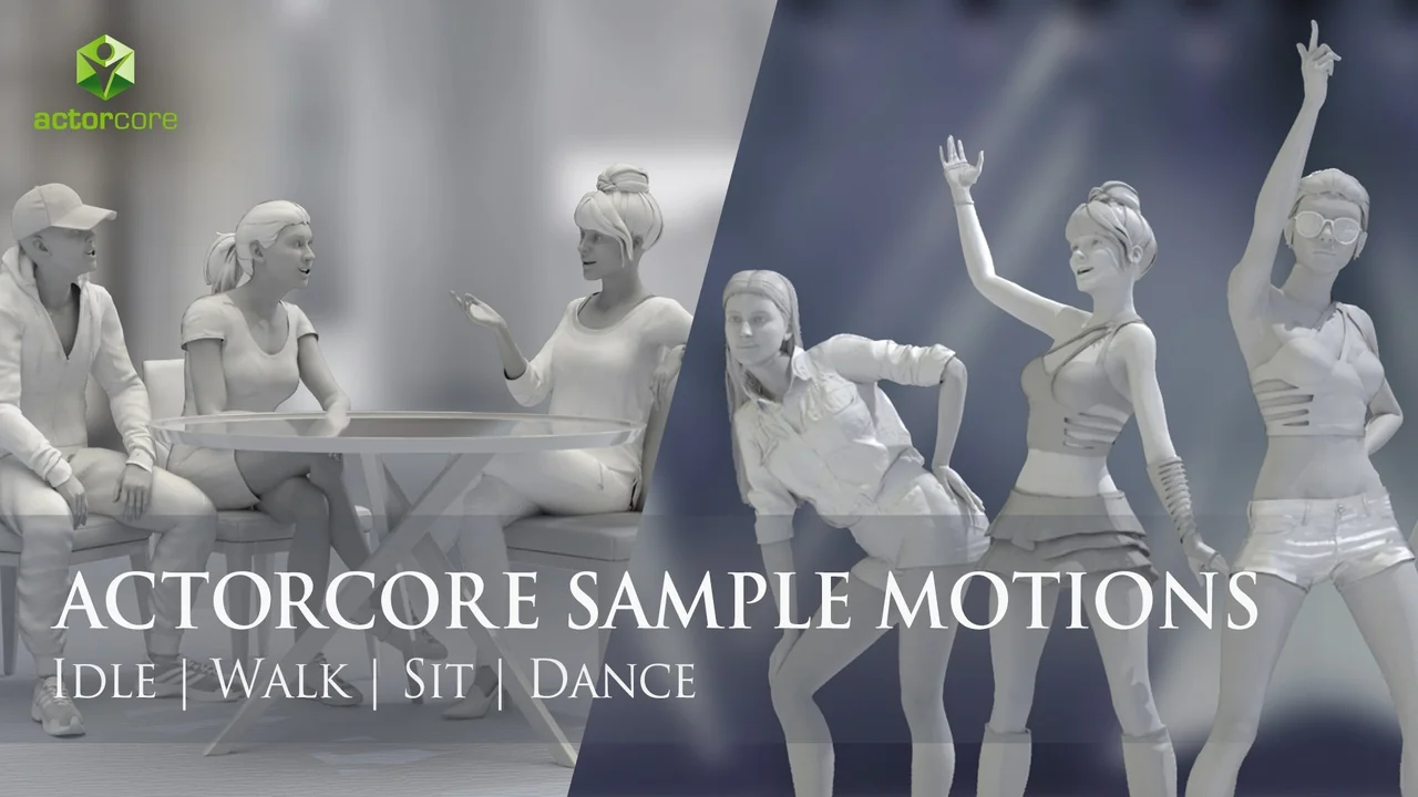ActorCore Sample Motions