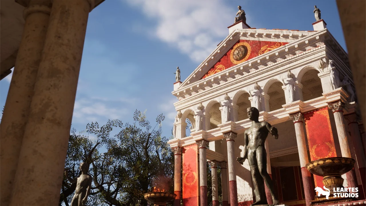 Roman Street Environment ( Roman Street Street Ancient Historical Vintage 3D )