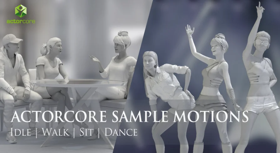 ActorCore Sample Motions