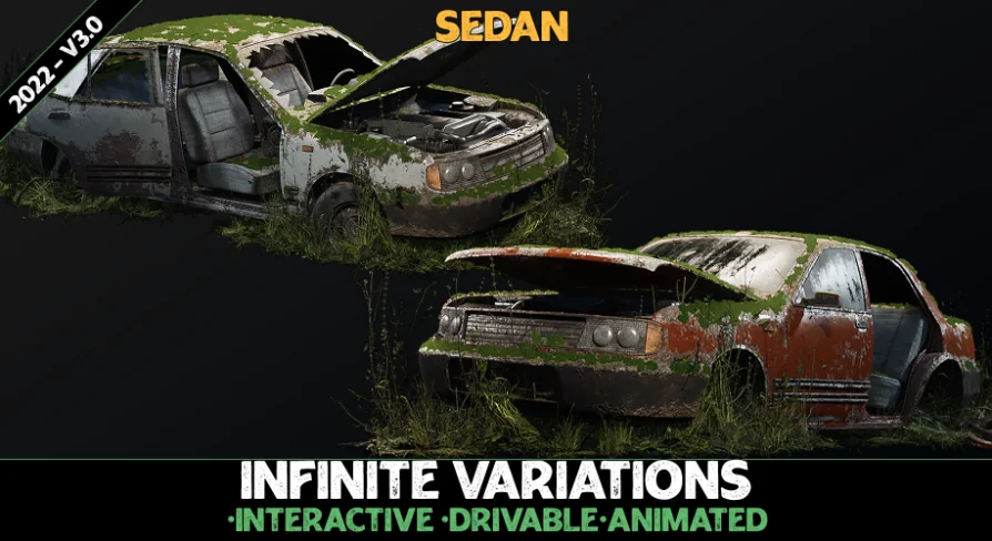 Procedural Vehicles - Sedan