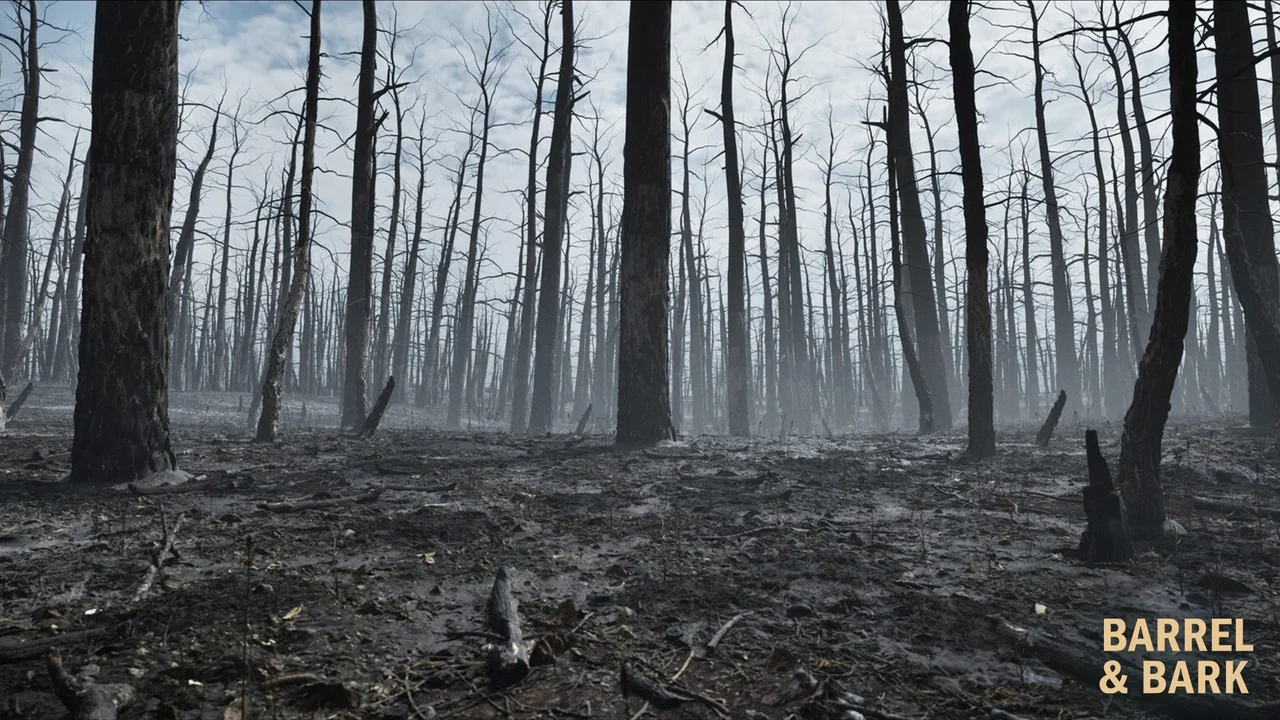 Burnt Forest Aftermath Environment
