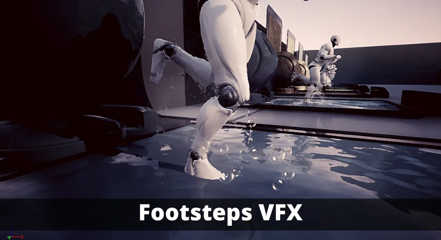 Niagara Footstep VFX (Footstep VFX, Footstep Particles)