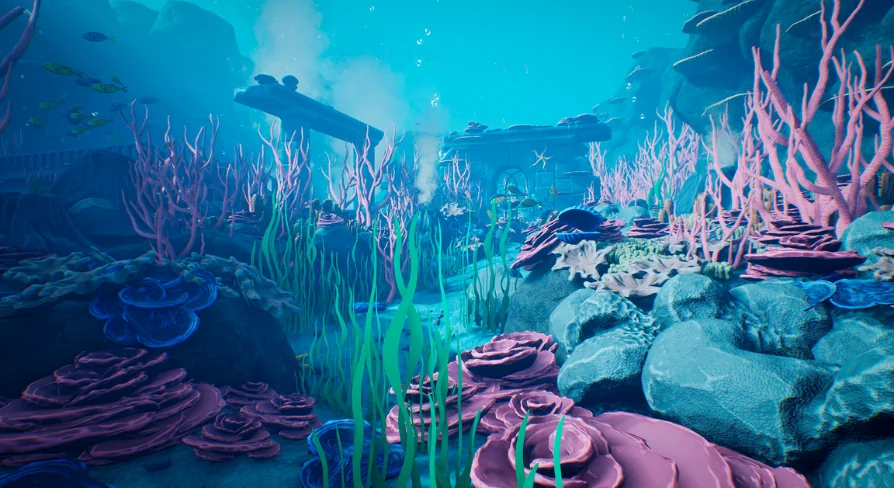 Underwater World - Modular Underwater - Stylized Underwater - Ocean - Sea