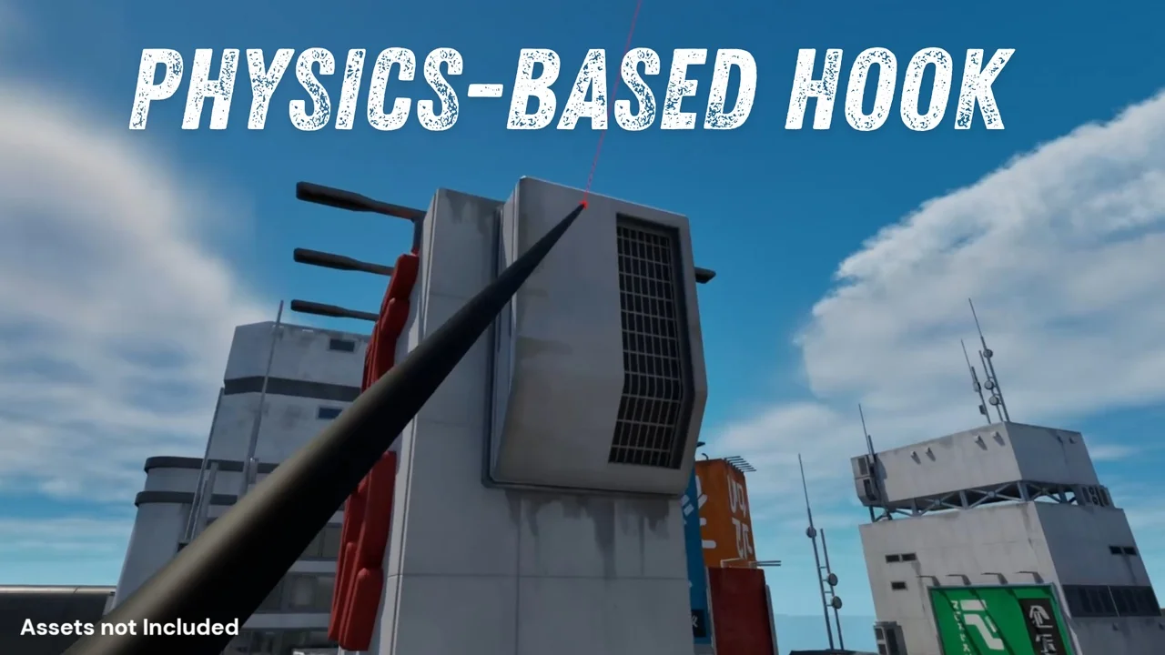 Grappling Hook System (with Physics)