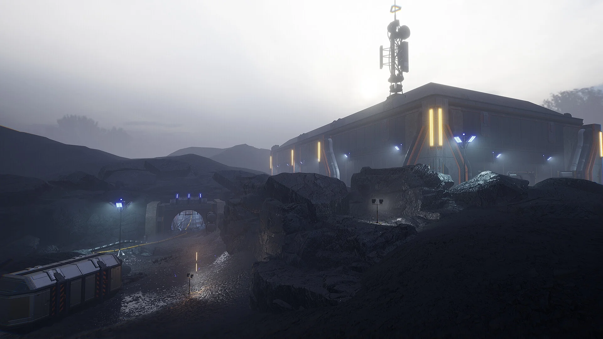 Modular Sci-Fi Quarry Environment
