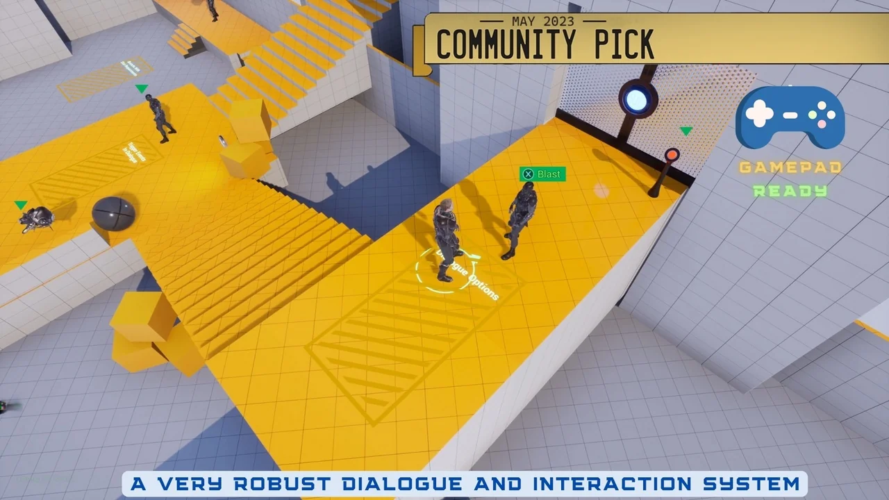 Defender: Animated Dialogue System